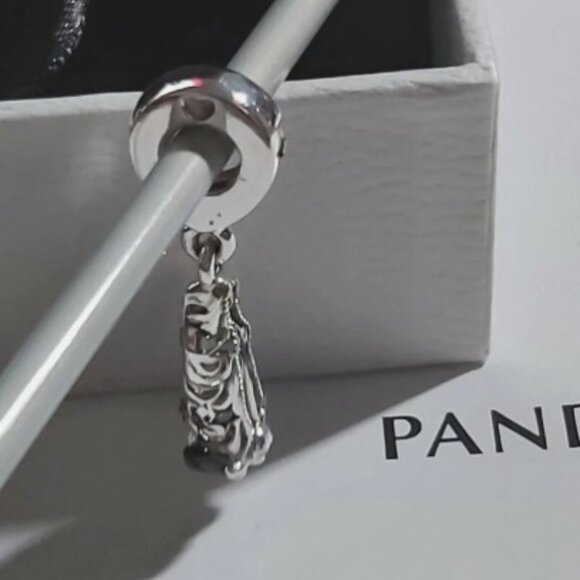 AUTHENTIC PANDORA STERLING SILVER Virgin of Guadalupe Motif Dangle 799646C01 - Picture 6 of 12